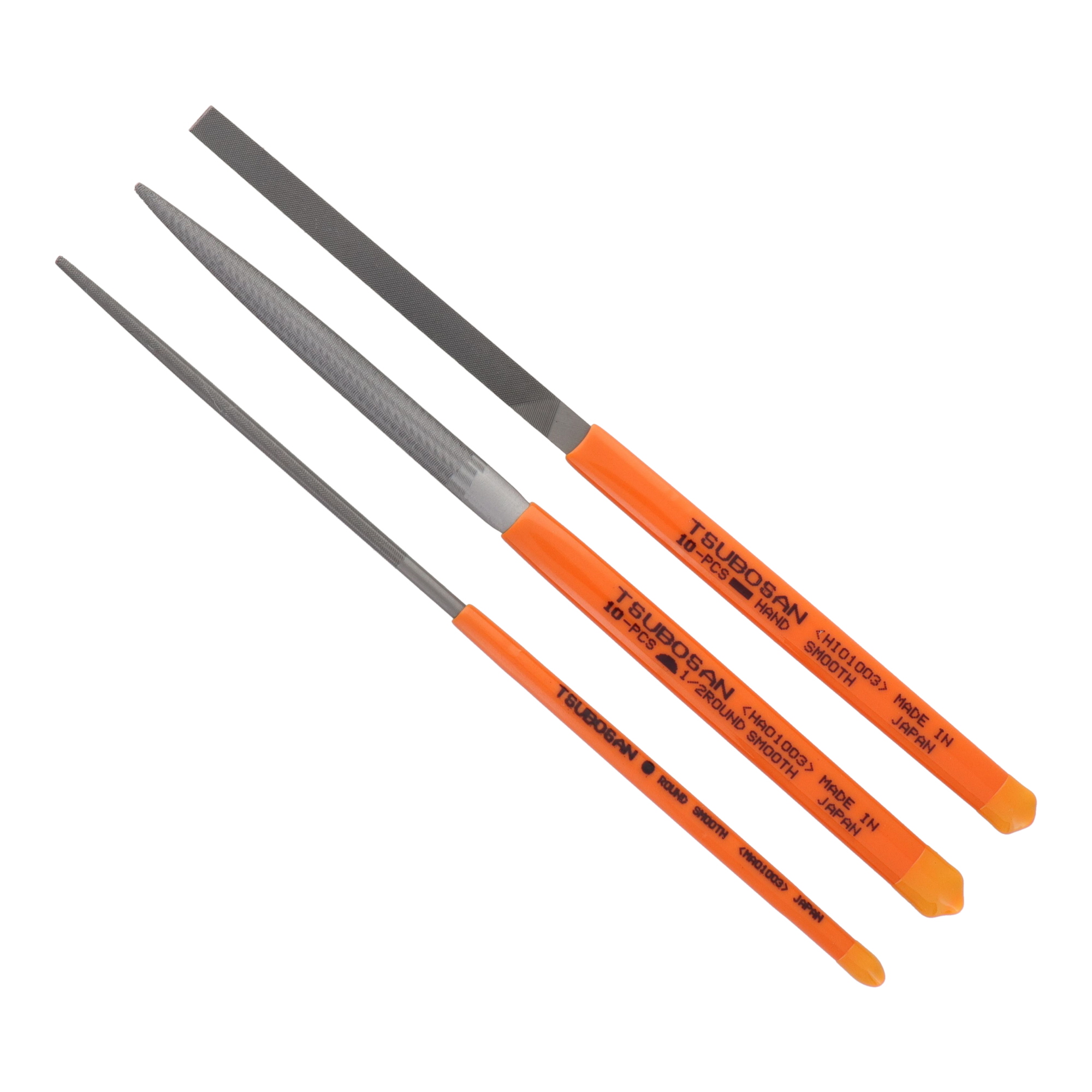 ST-05 切削・研磨 工具 細工ヤスリ 細工用ヤスリ3種セット 中目 10本型