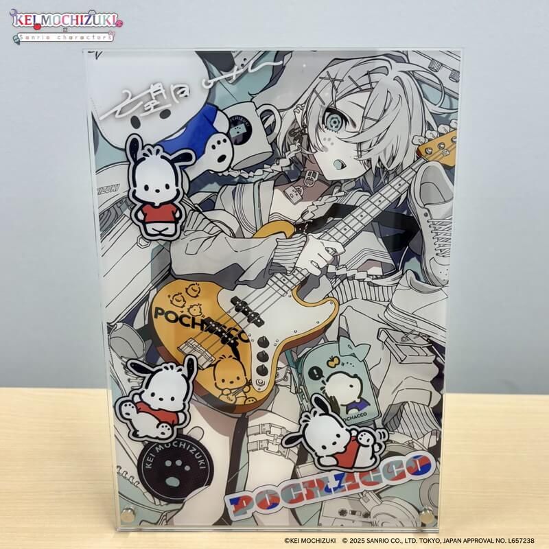 望月けい×サンリオキャラクターズ｜2層アクリルアートボード「望月けい