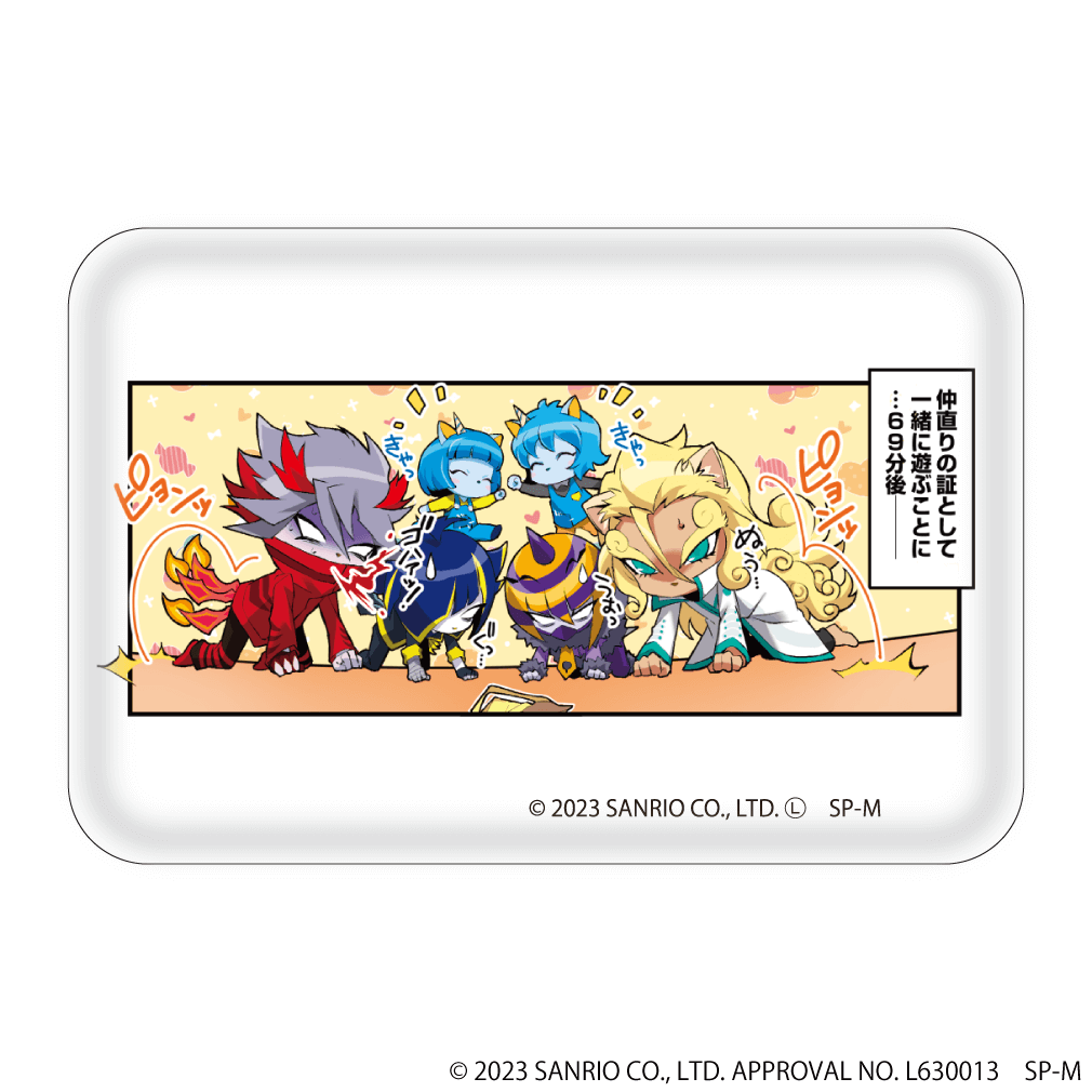 SHOW BY ROCK!!｜スクエア缶バッジ(横長)「SHOW BY ROCK!!」01