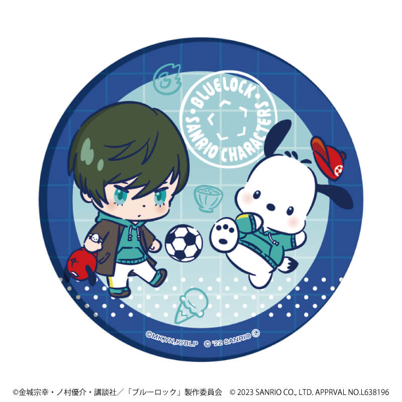 TVアニメ『ブルーロック』×サンリオキャラクターズ｜缶バッジ「TV