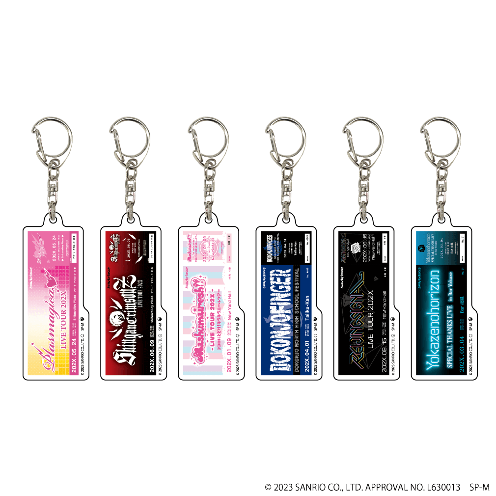 SHOW BY ROCK!!｜アクリルキーホルダー「SHOW BY ROCK!!」49/チケット