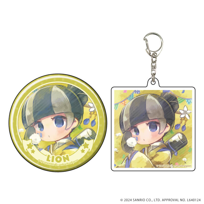 まいまいまいごえん｜アクリルキーホルダー＆缶バッジセット「まいまい