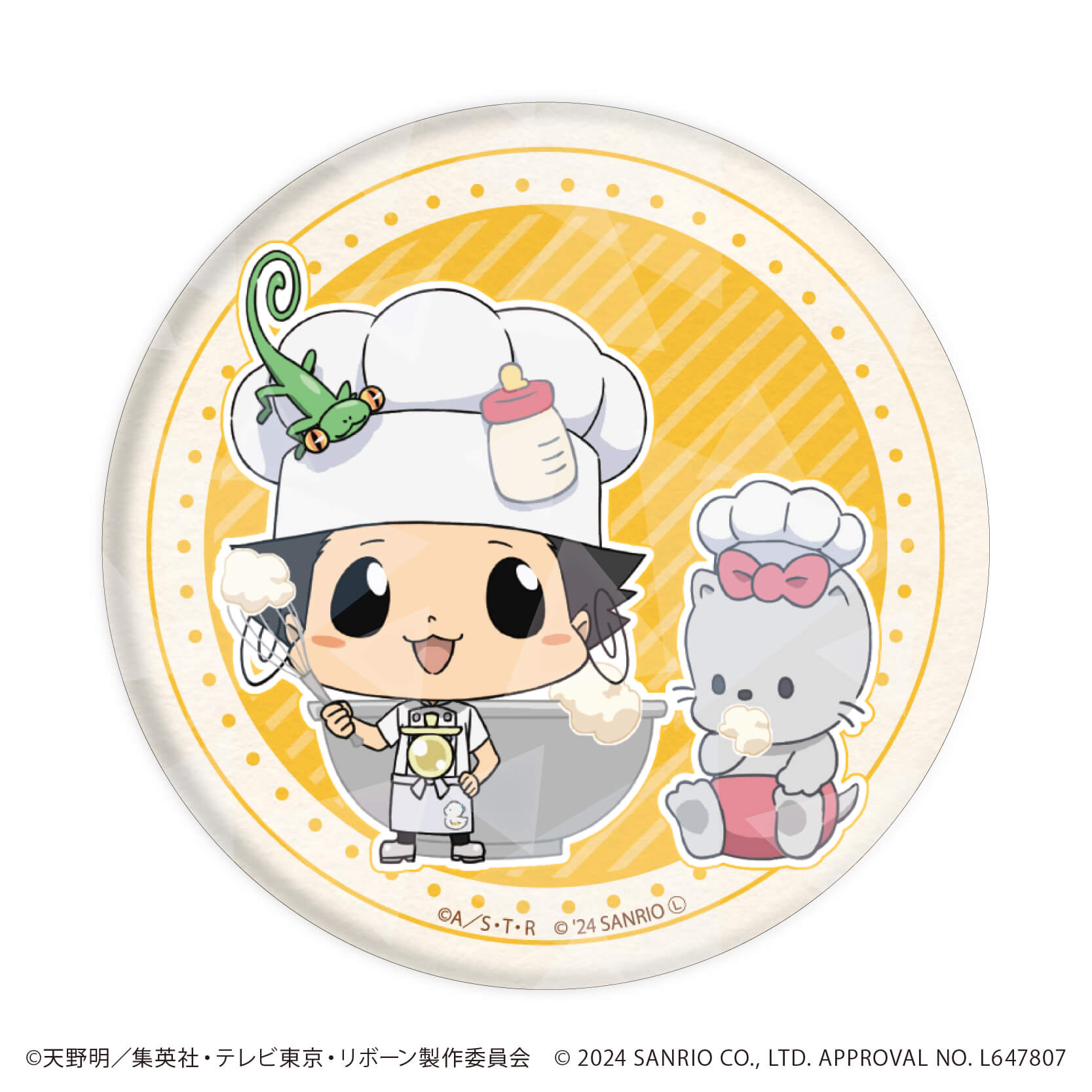 家庭教師ヒットマンREBORN!×SANRIO CHARACTERS｜ホログラム缶バッジ