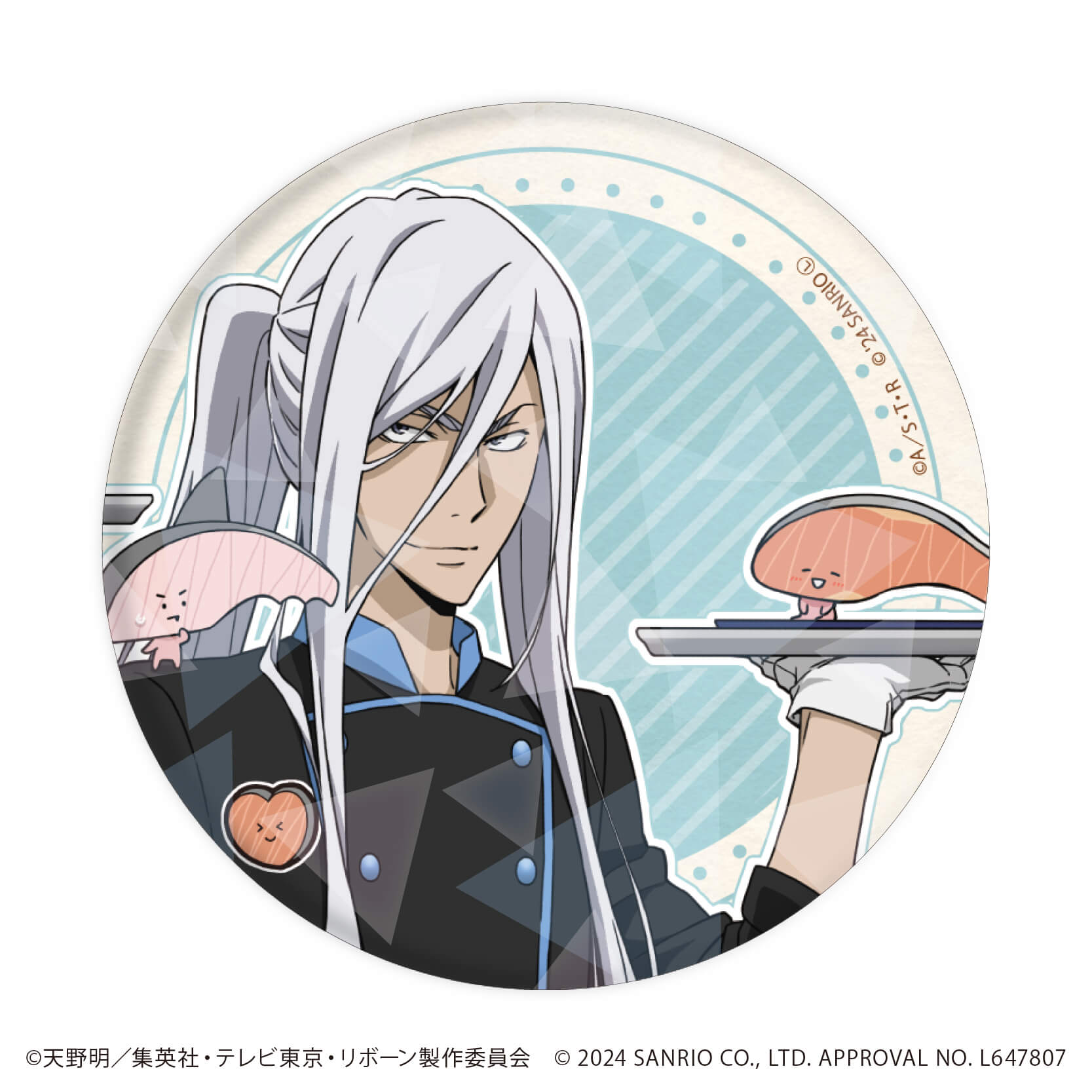 リボーン 雲雀 缶バッジ② リボーン 雲雀恭弥 ホログラム缶バッジ その