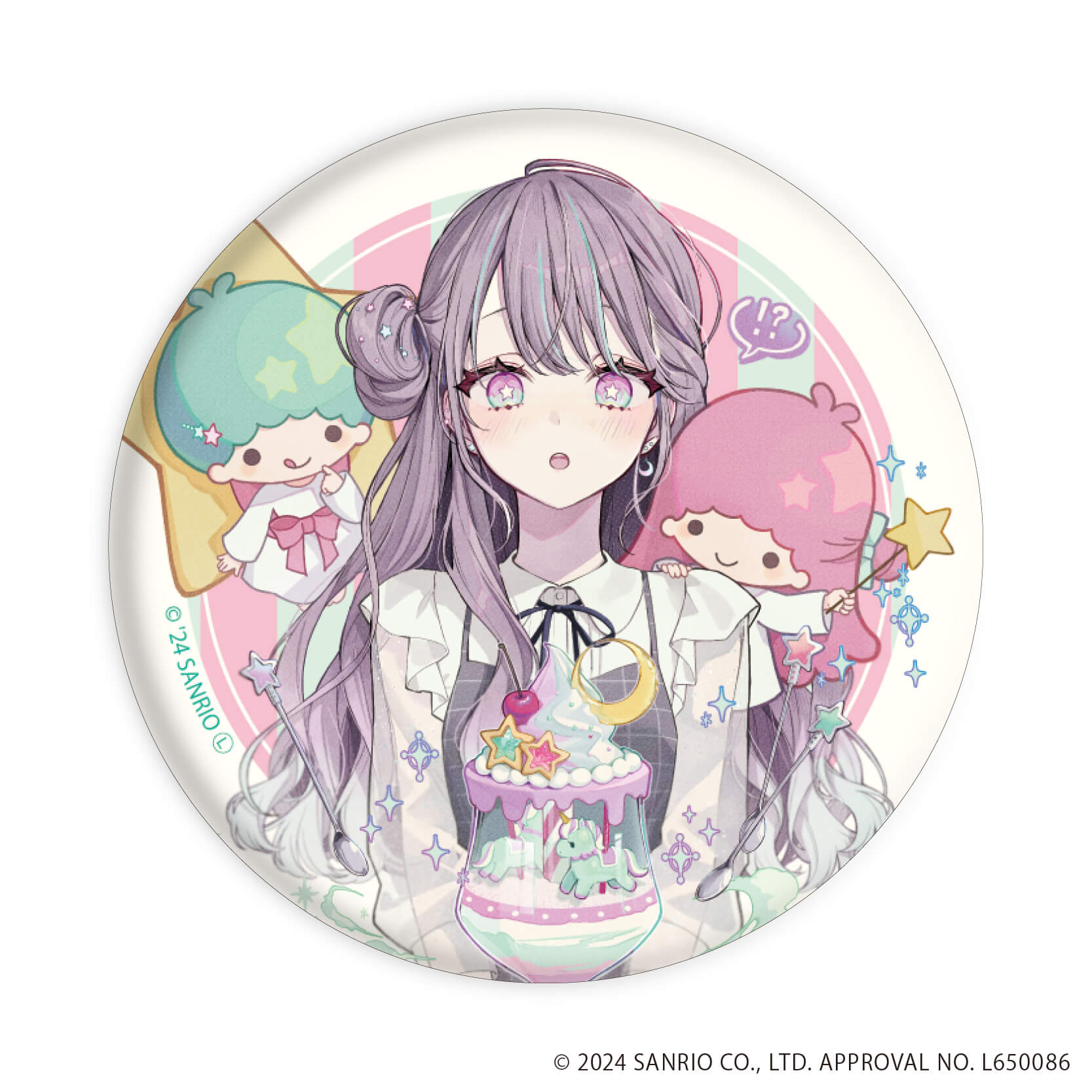 赤倉×サンリオキャラクターズ｜缶バッジ「赤倉×サンリオキャラクターズ