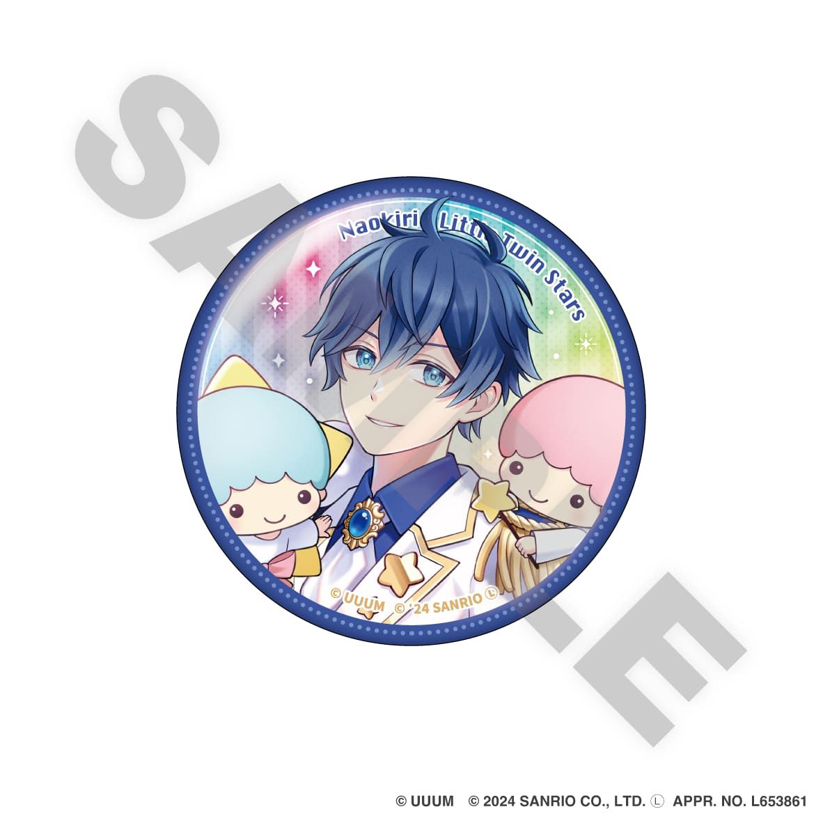 カラフルピーチ からぴち サンリオコラボ 缶バッジ 等身 うり 11個