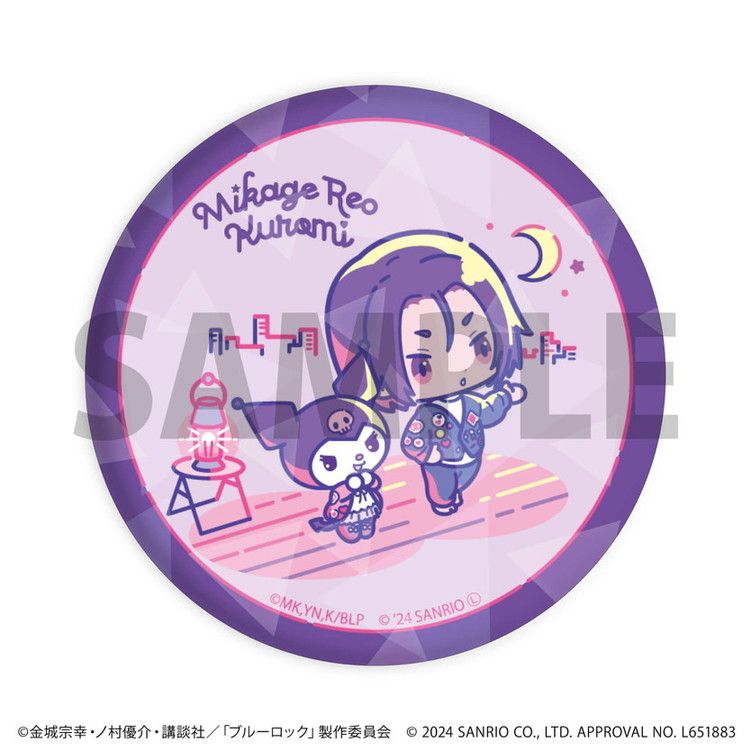 TVアニメ『ブルーロック』×サンリオキャラクターズ｜ホログラム缶