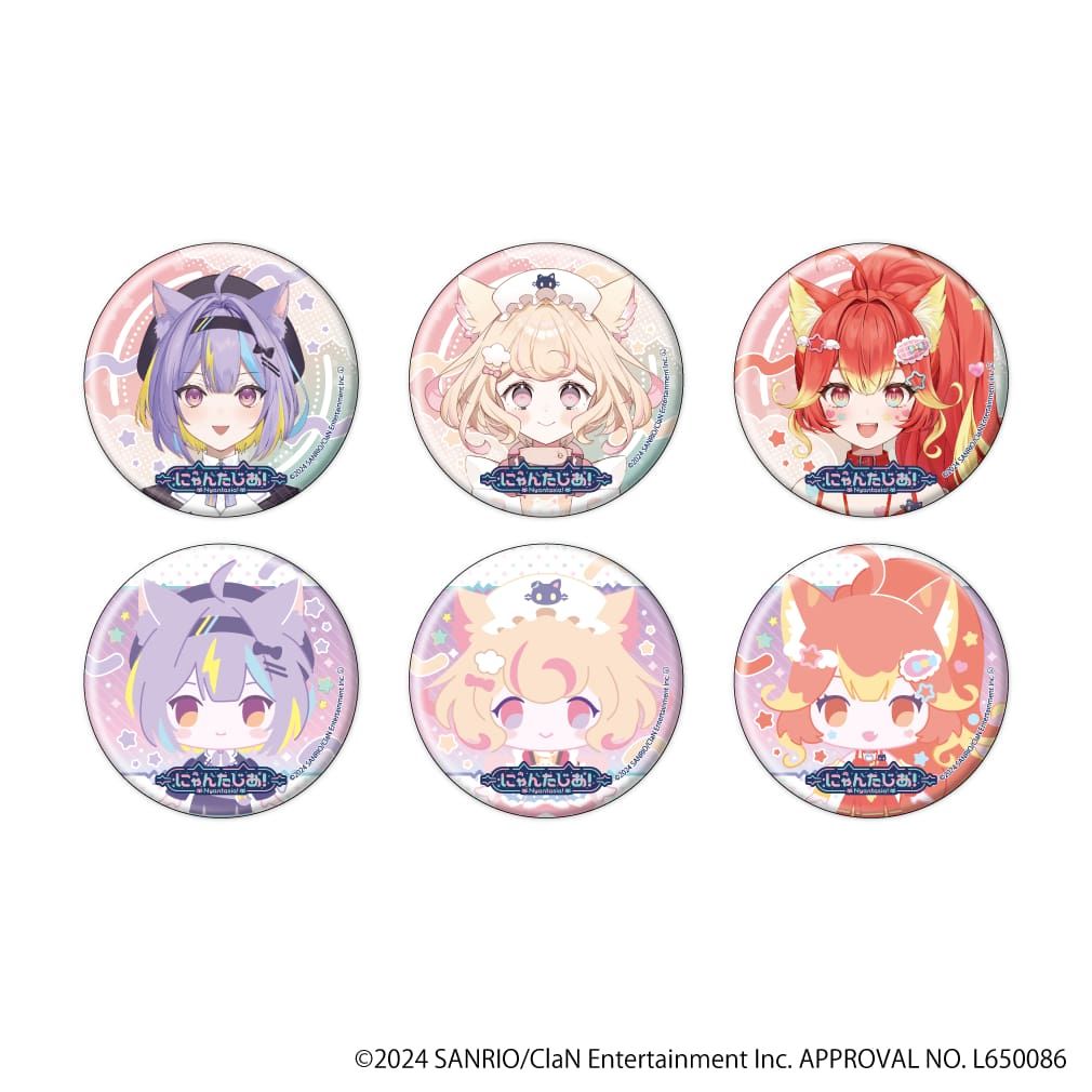 にゃんたじあ！｜缶バッジ「にゃんたじあ！」02/コンプリートBOX(全6種