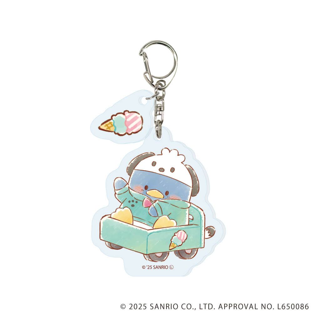 はぴだんぶい｜パーツ付きアクリルキーホルダー「はぴだんぶい」04