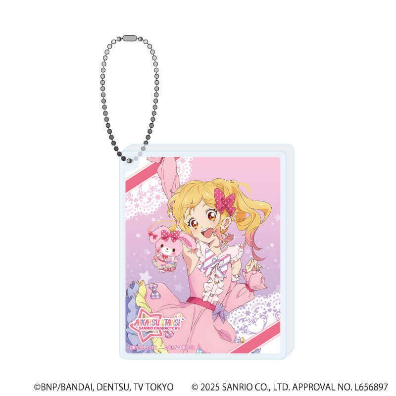 50】アイカツスターズ サイン入りステッカー&クリアファイルセット