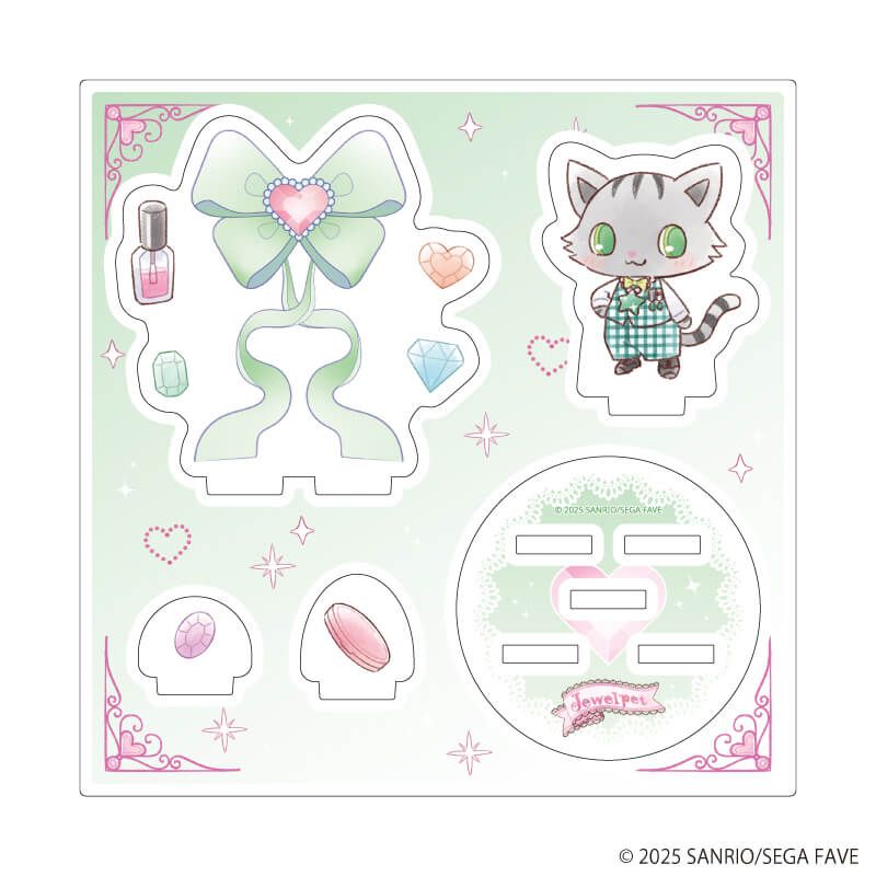 ジュエルペットてぃんくる☆ ミニ色紙 2種セット ジュエルペット