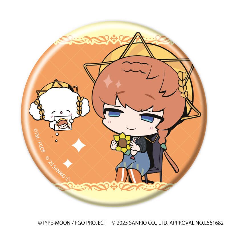 fgo サンリオ 缶バッジセット モルガン&ダヴィンチ Fate/Grand Order