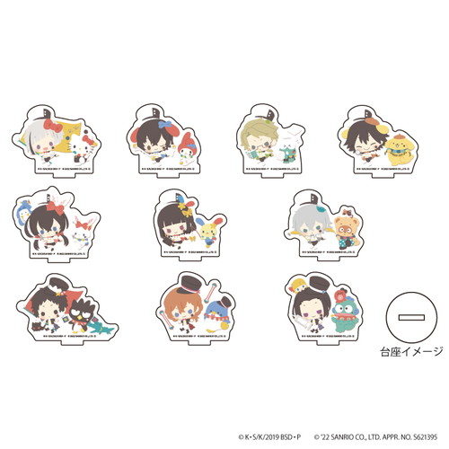 文豪ストレイドッグス×サンリオキャラクターズ｜アクリルぷちスタンド