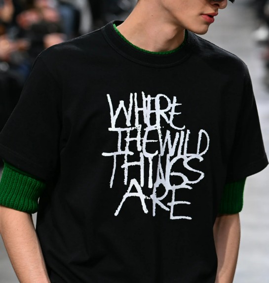 SACAI Tシャツ WHERE THE WILD THINGS ARE–黒-25AW| Sacai オンライン