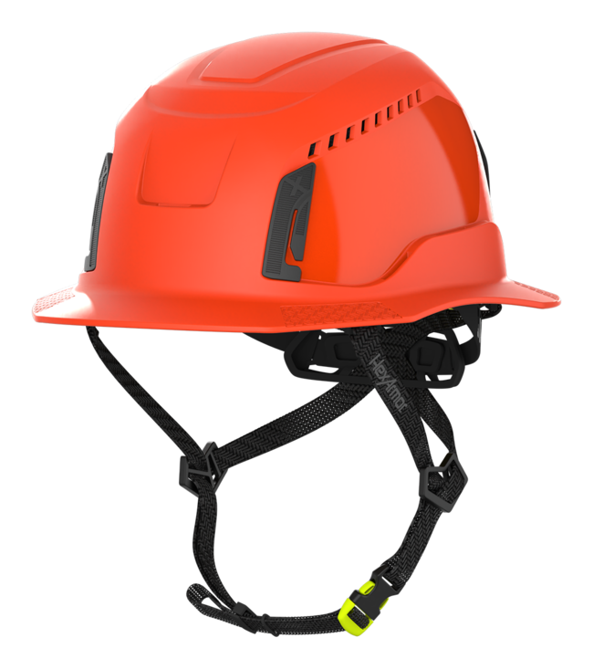 HexArmor Ceros XT400, Full Brim Safety Helmet, Type 2, Vented