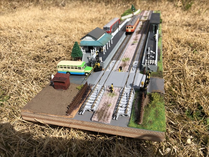 nゲージジオラマ最近の田舎の駅