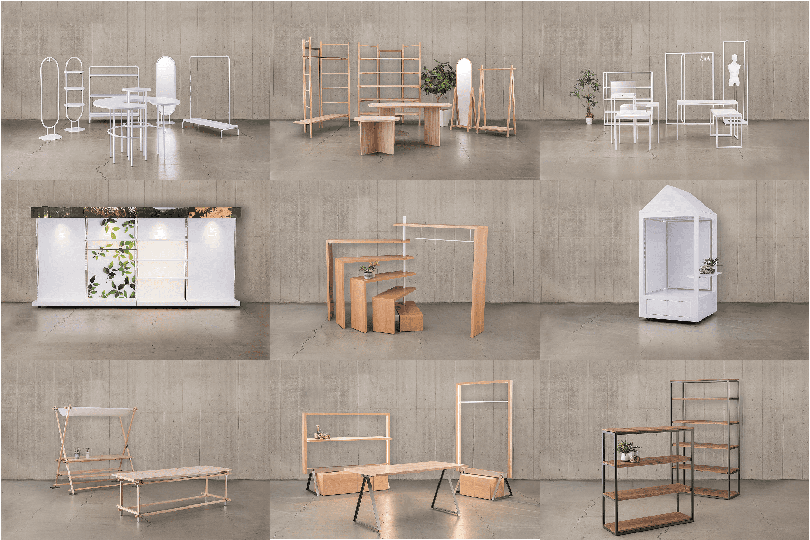 国産材を多用した、2024年の新作什器、UP Seriesからデビュー | 記事