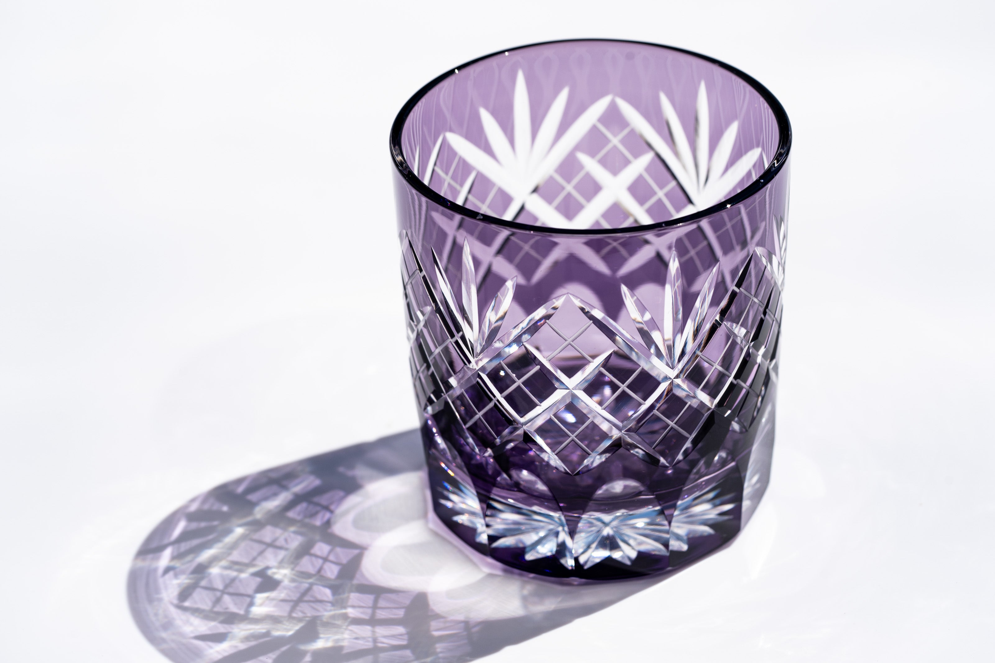 Moser モーゼル クリスタルガラス 置物 紫 パープル 12,2 Cm, Moser