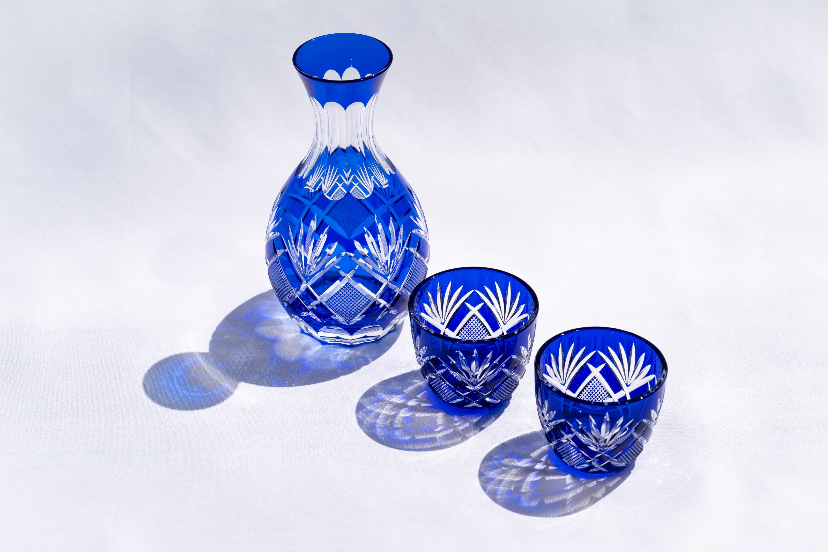 M-1700-54 剣菱魚子文様 酒器セット – 硝子工房 彩鳳