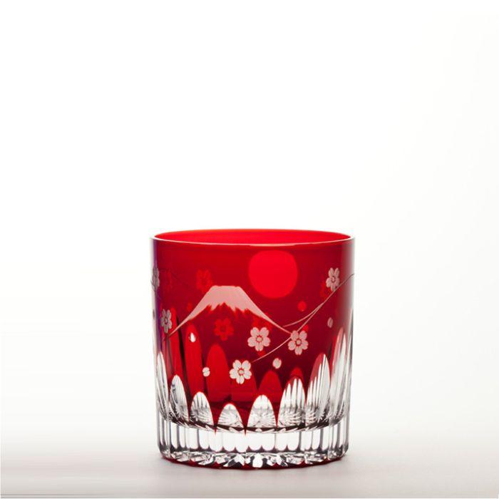 数量限定品・サイン入り】和泉つばす展2 オリジナル江戸切子 桜 数量