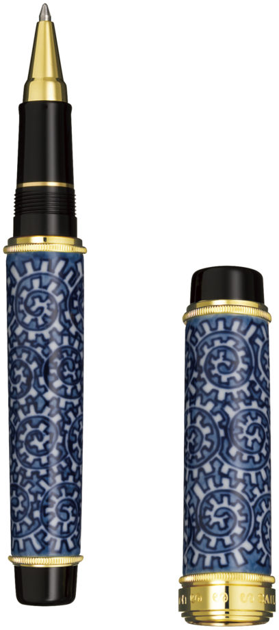 有田焼 ボールペン 染付章魚唐草濃（源右衛門窯製） | セーラー万年筆