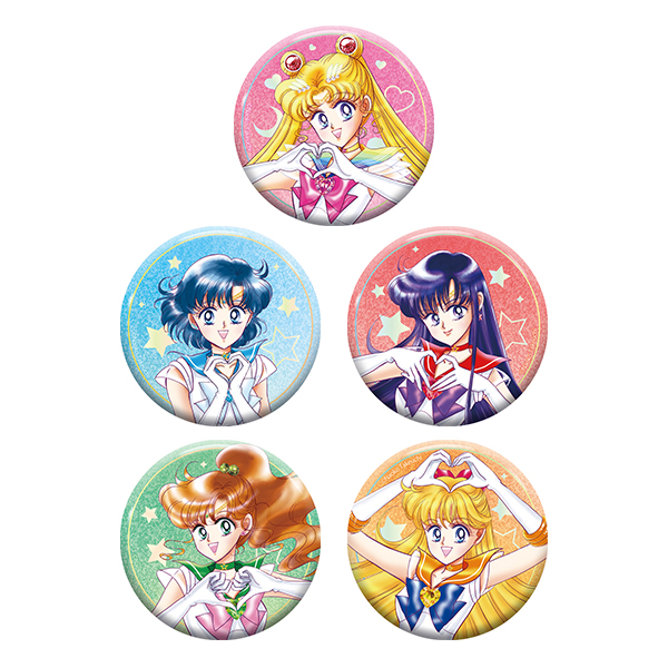 オーロララメ缶バッジA（全5種ランダム1個）: 全商品｜Sailor Moon