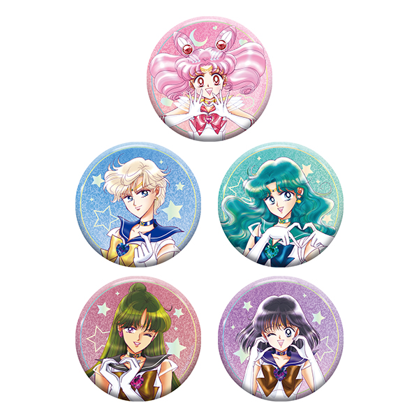 オーロララメ缶バッジB（全5種ランダム1個）: 全商品｜Sailor Moon