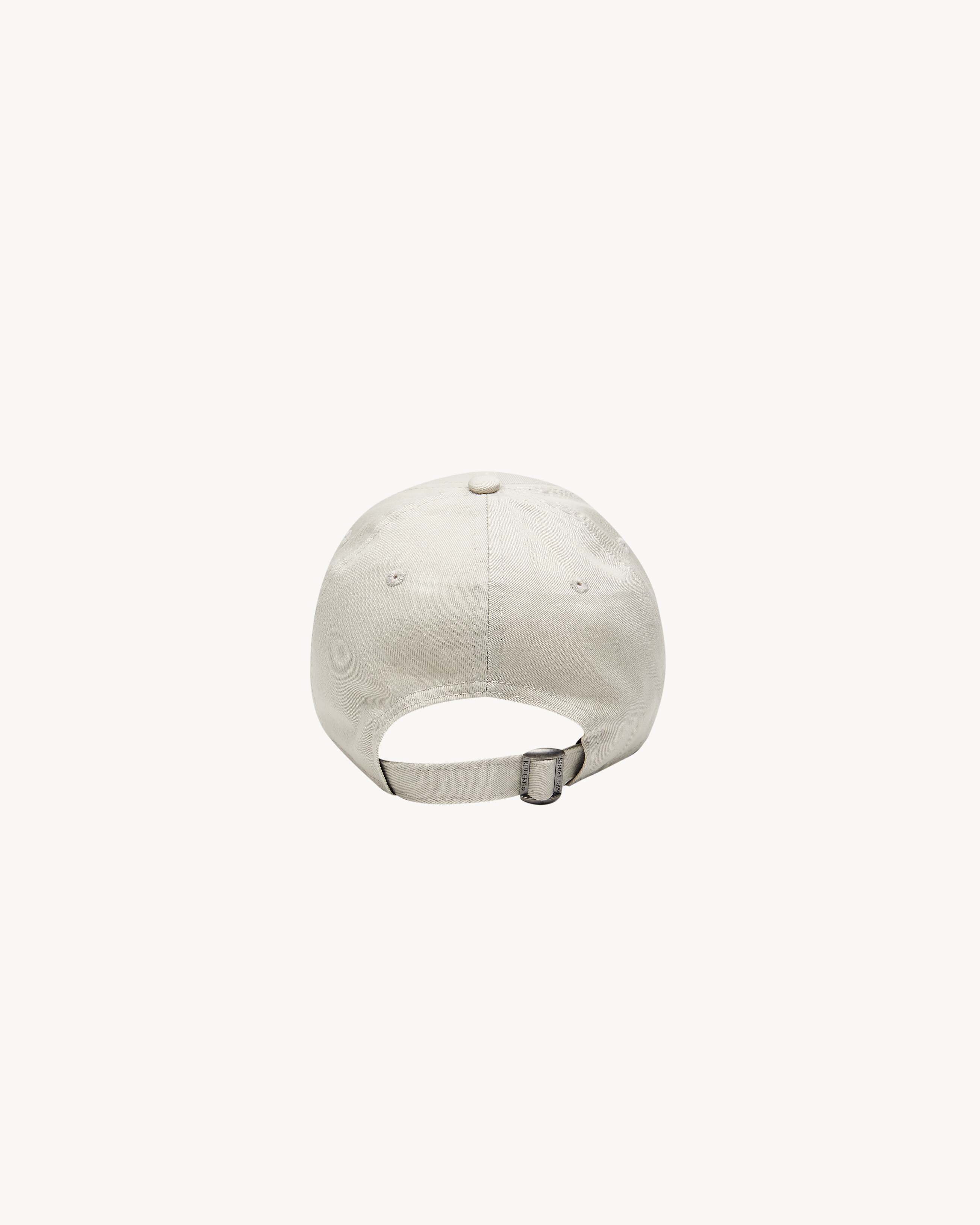 NEW ERA CASSANDRE CAP IN CANVAS in White | Saint Laurent | YSL EN-AT