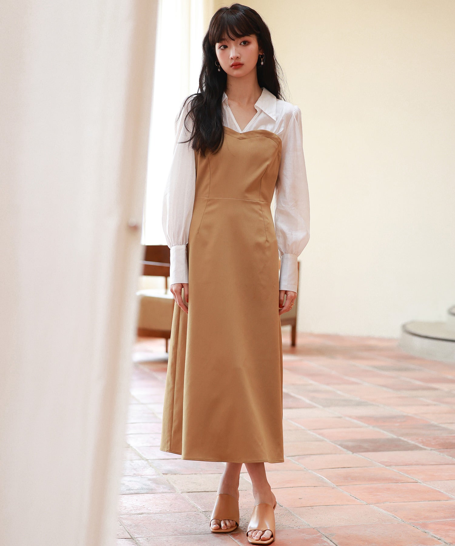 ドッキングビスチェワンピースsdp0021 ベージュ – [公式]SAISON DE