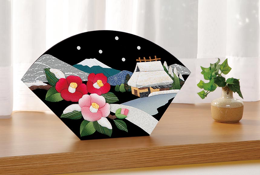 飾り扇子 花暦 東笙蒼作 飾り扇子12本コレクション 花暦 東笙蒼作