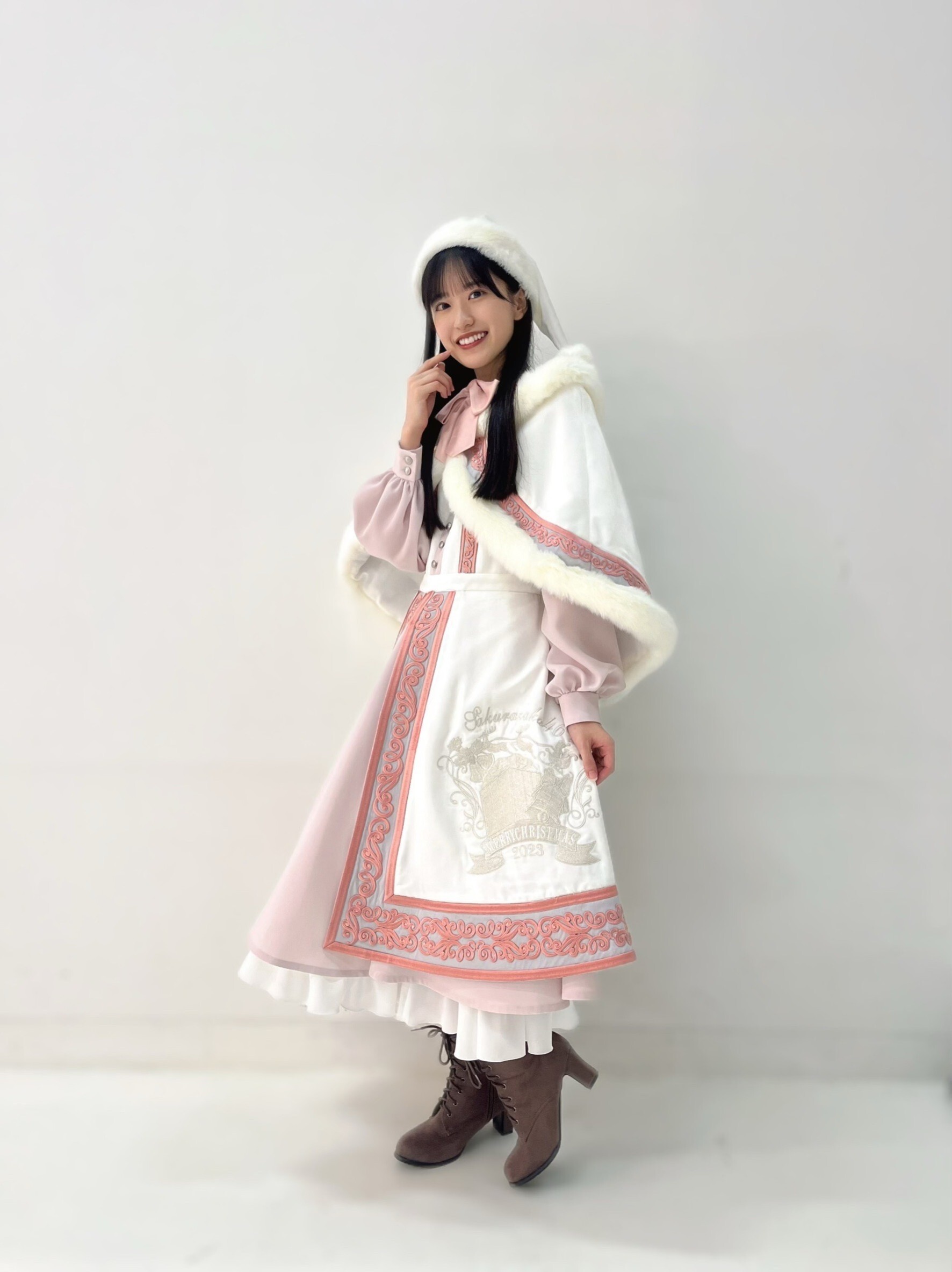 櫻坂46 中嶋優月 直筆サイン入り生写真 サンタ衣装 櫻坂46