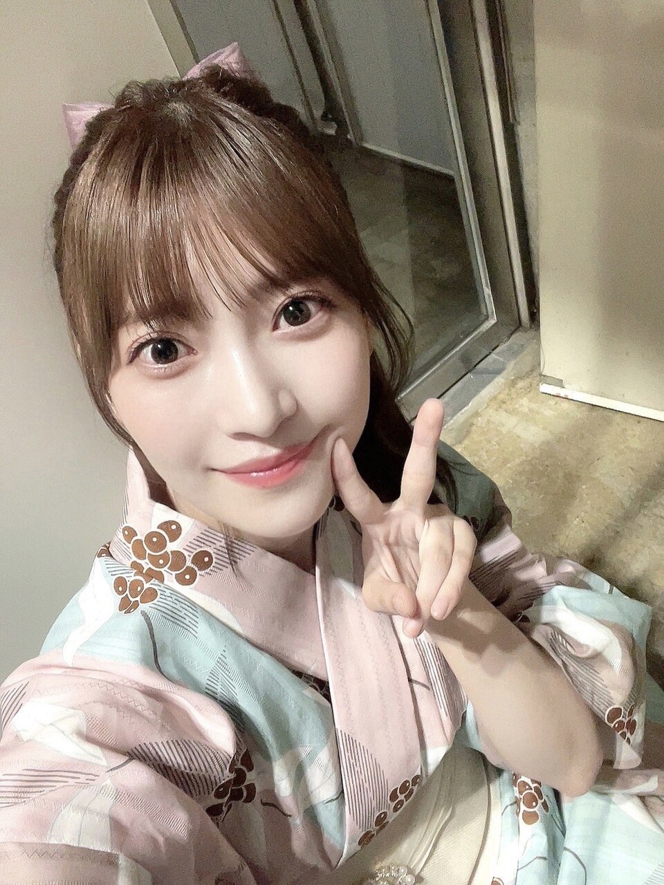 櫻坂46大沼晶保2024浴衣生写真ヨリ 大沼晶保 櫻坂