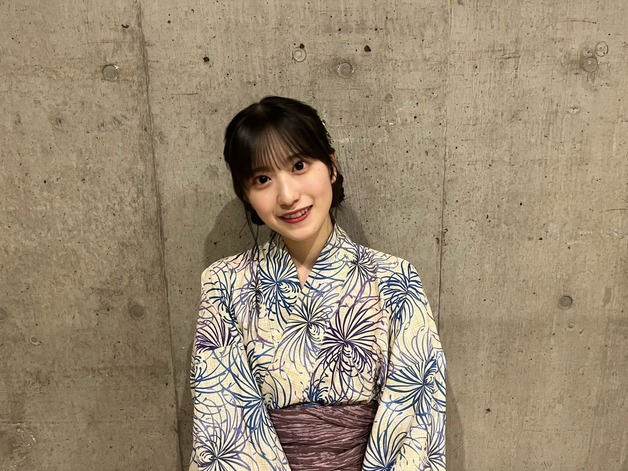 村井 優 2025 浴衣 直筆 サイン入り 写真 Y 櫻坂46 村井優 直筆サイン