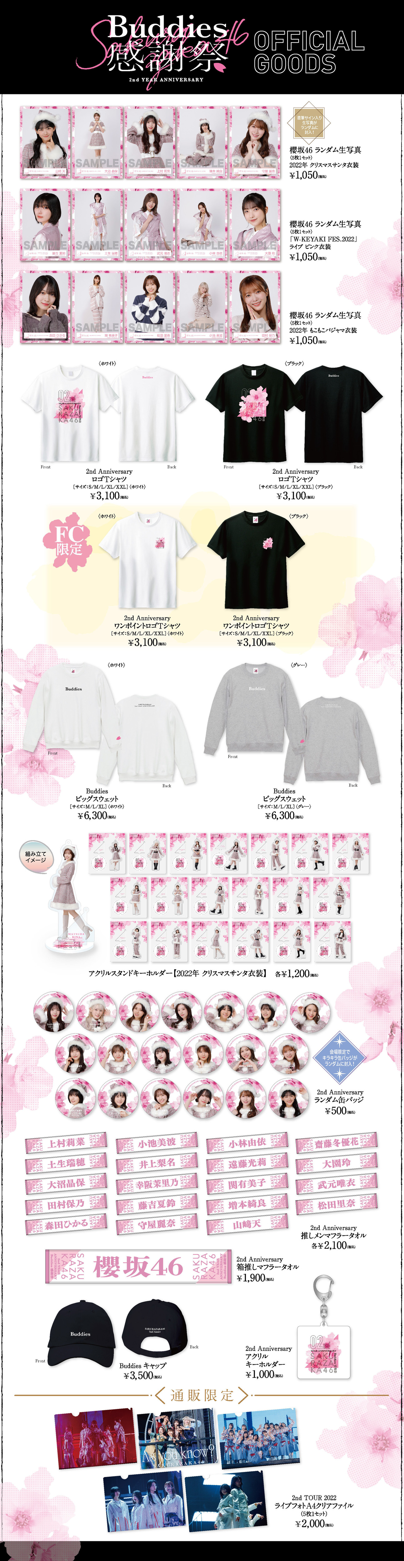 櫻坂46 縁日 特賞 直筆 アクリルスタンド budies 感謝祭 大沼晶保