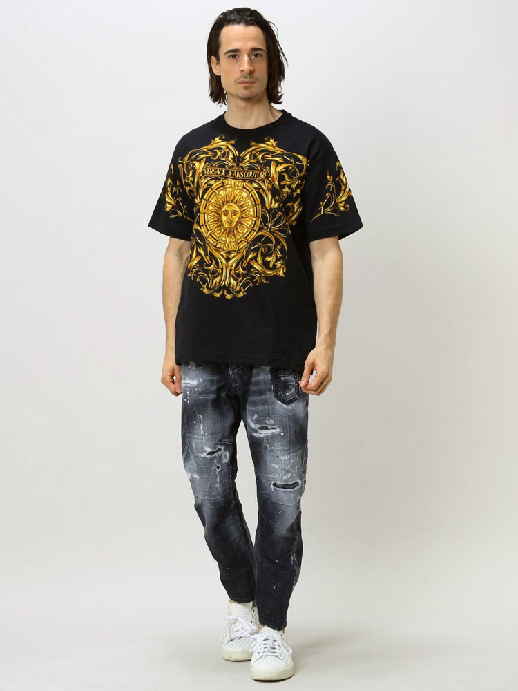 VERSACE JEANS COUTURE ベルサーチェ ジーンズ クチュール メンズ 半袖