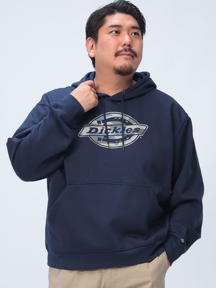 Moi dix Mois 裏起毛 ブルーロゴ パーカー XL ブラック Moi dix Mois