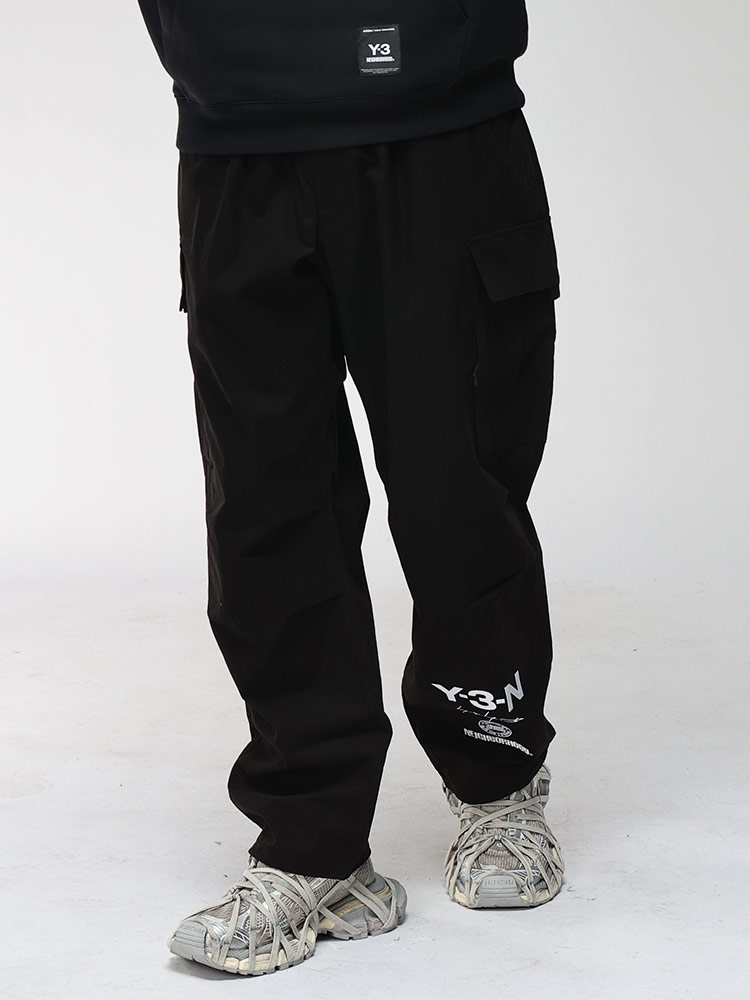 Y-3 (ワイスリー) NEIGHBORHOOD コラボ ロゴ プリント ワイド カーゴ