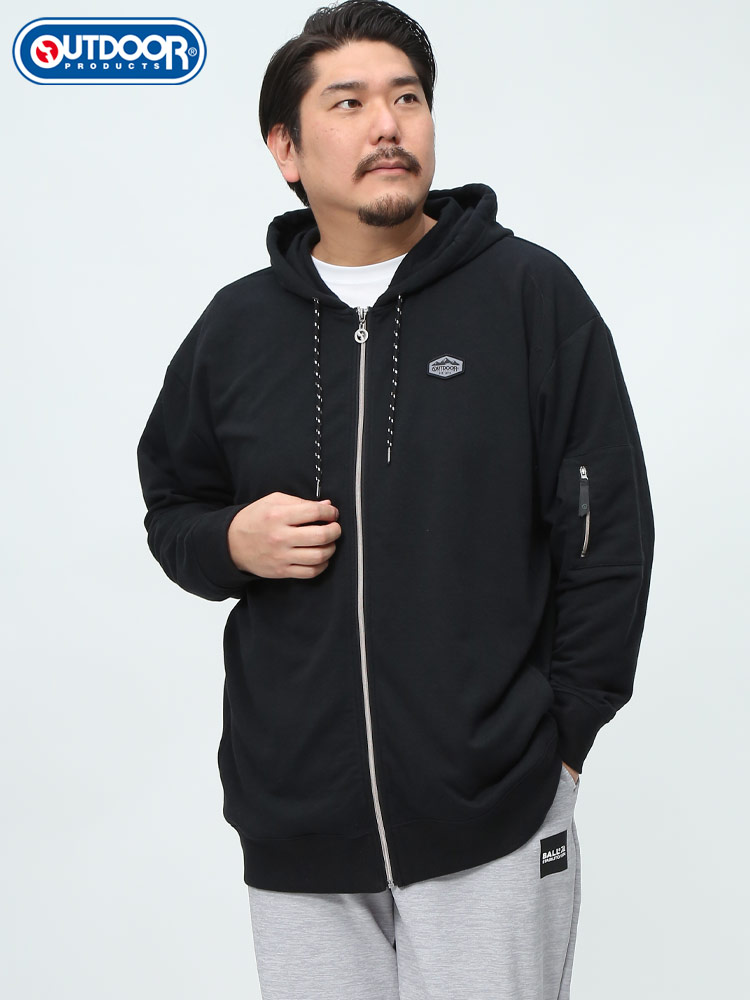 VICTOR Sports T-55023 パーカー（ブラック） サイズ L T-55023