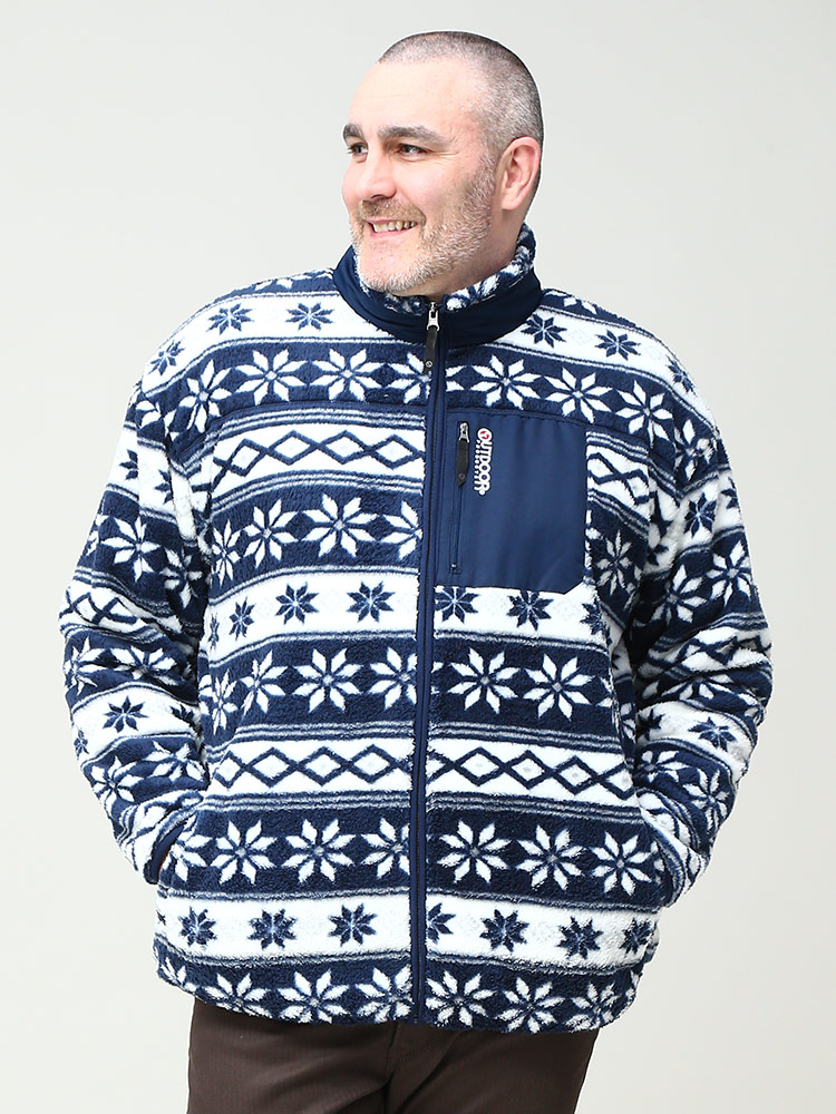 大きいサイズ メンズ OUTDOOR PRODUCTS (アウトドアプロダクツ) ボア