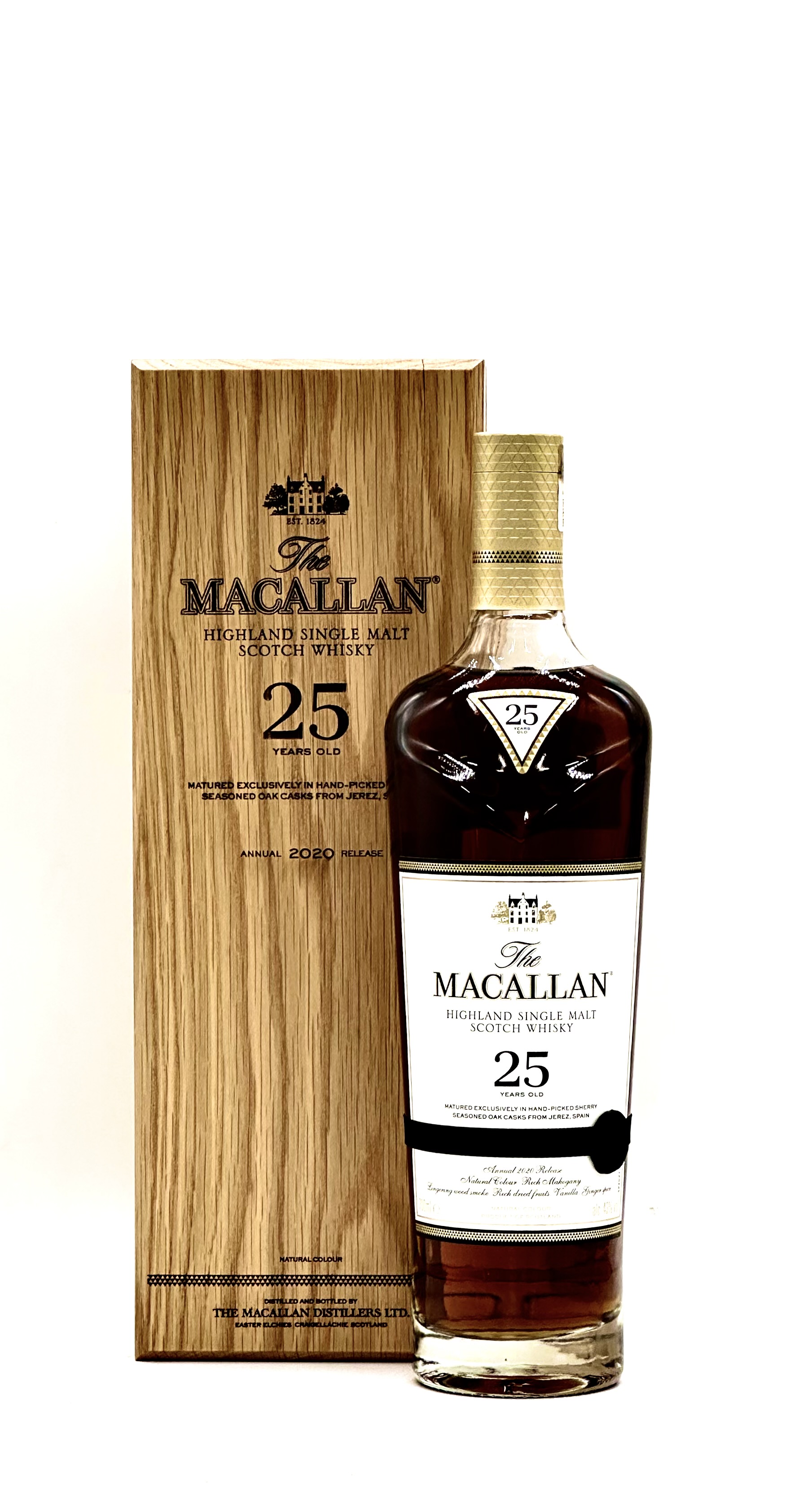 Macallan 25年 シングルモルトウイスキー 空瓶 1本 マッカラン25年