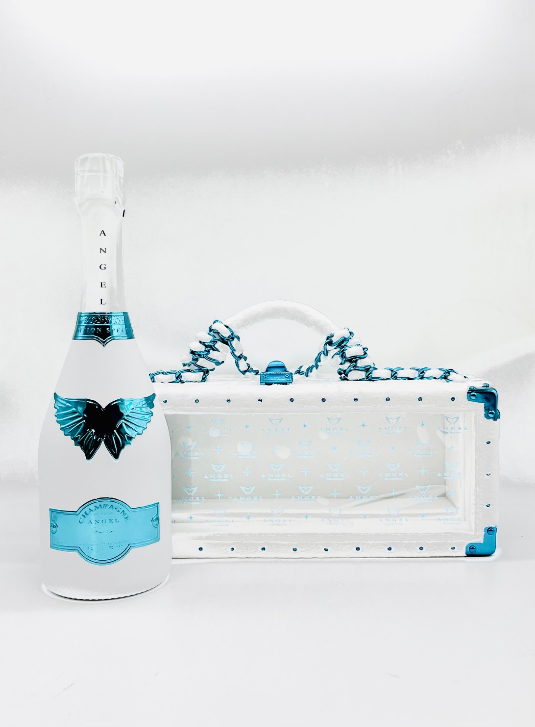ANGEL ホワイトシャンパン 専用ケース付き【新品未開栓】 ANGEL