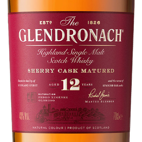 ザ グレンドロナック 12年 43% 700ml 箱付 シングルモルト スコッチ