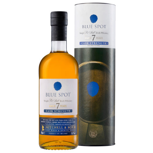 正規輸入品】 ブルー スポット 7年 カスクストレングス 58% 700ml 箱付