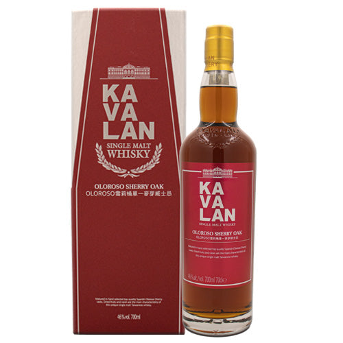 カバラン オロロソ シェリーオーク 46% 正規品 700ml 箱付 台湾