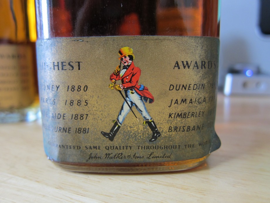 ジョニーウォーカー・レッドラベル1980年代流通 コールドベック正規品