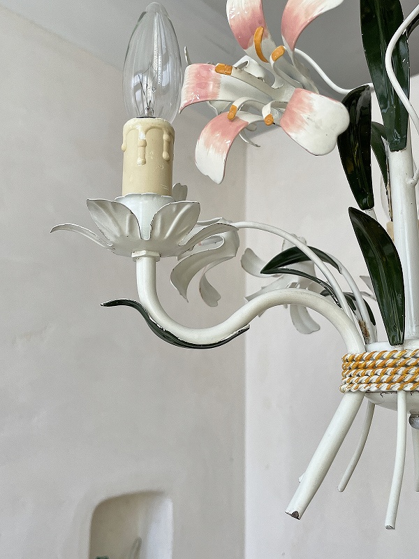 1900's フランス アンティーク 雨に濡れた小さなお花のミニ