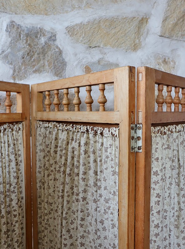 フランス3連パーテーションはかわいいアンティークネットショップ