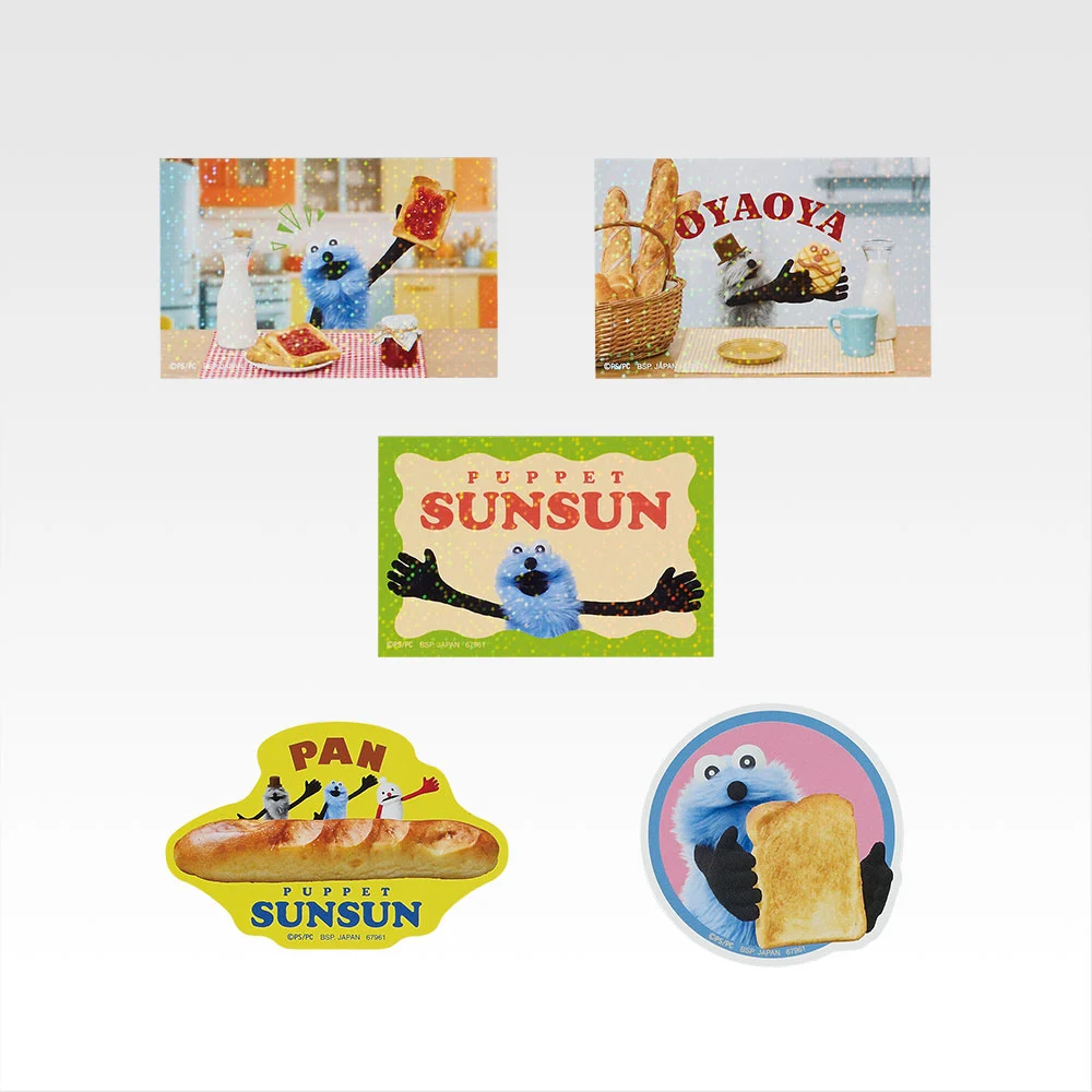 パペットスンスン一番くじ】G賞アクリルコレクション全8種のデザイン