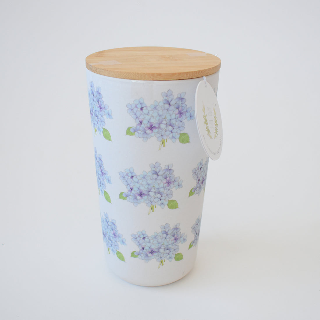 Sara Fitz Large Hydrangea Bamboo Food Storage