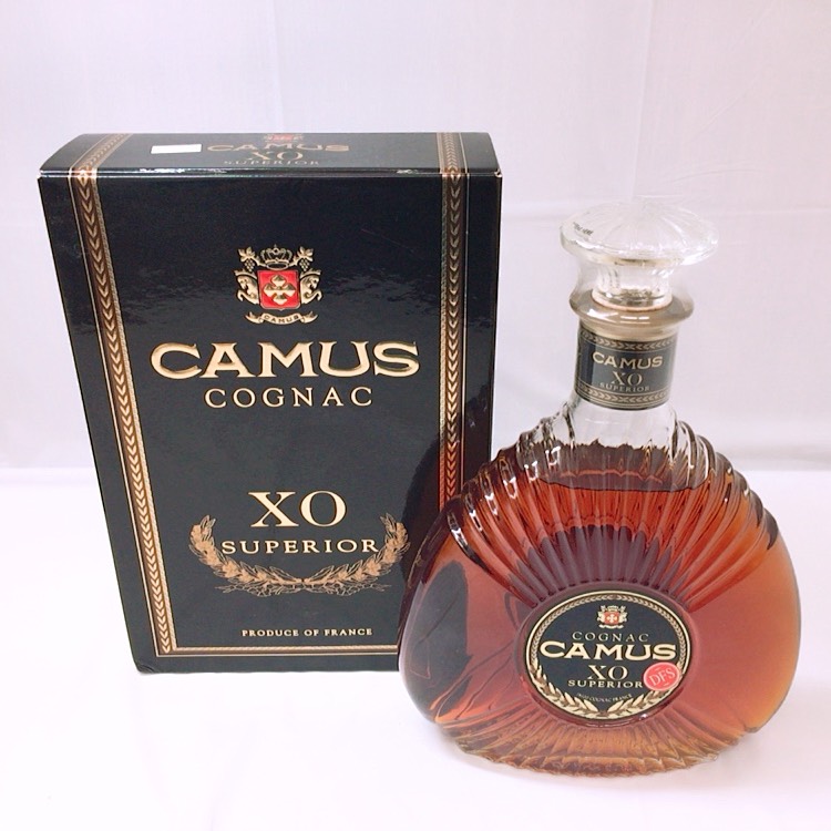 未開栓 c) 古酒未開栓 CAMUS カミュ XO コニャック ロングネック 700ml